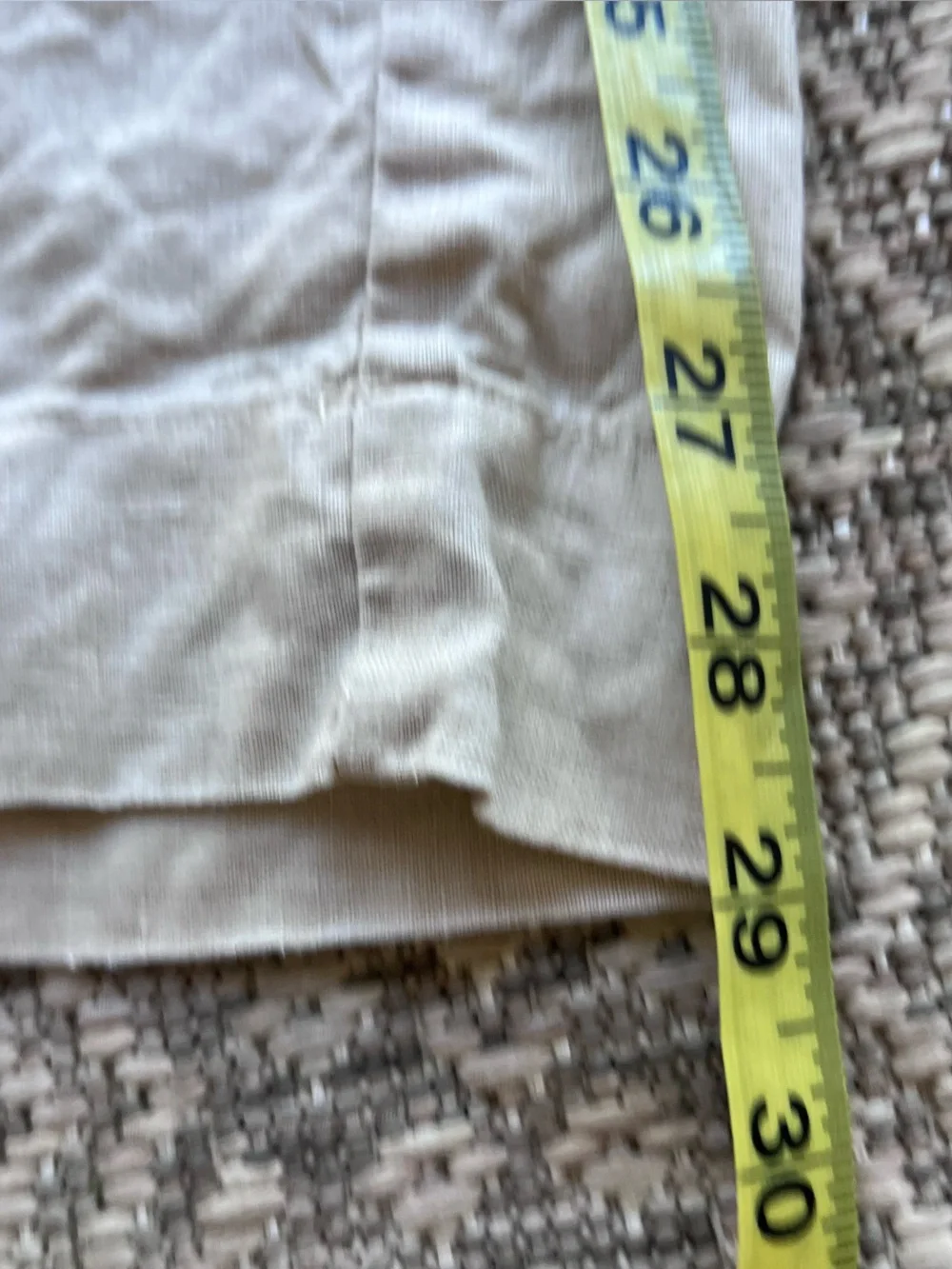 Quince 100% European‎ Linen Wide Leg Drawstring Pants Beige Women's Medium